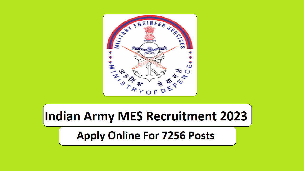 INDIAN ARMY MES RECRUITMENT 2023